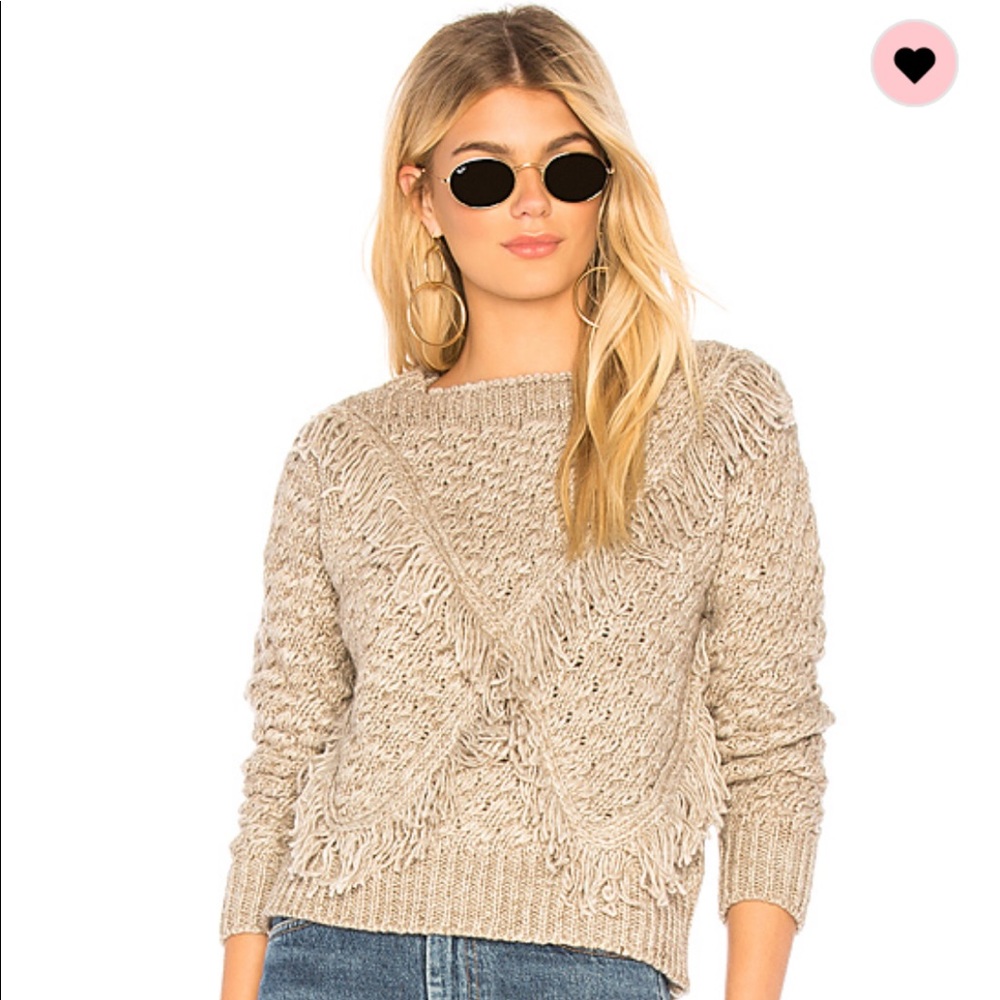 Majorelle cable knit sweater (Revolve) NWT